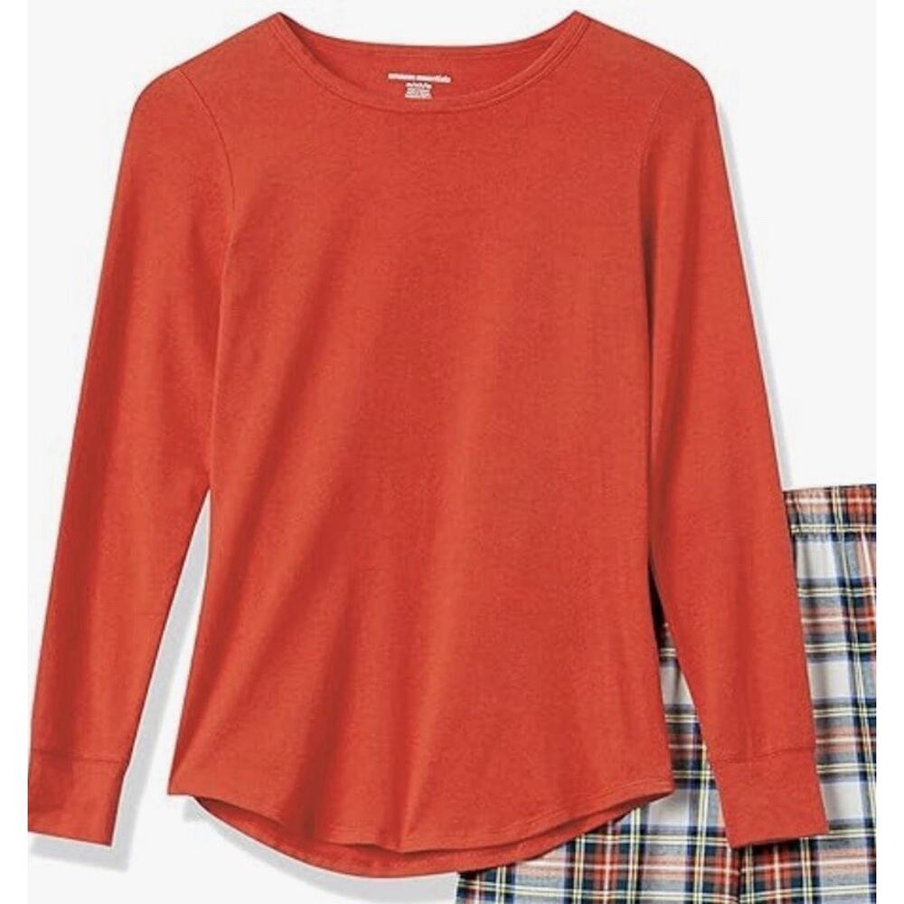 Essentials Lightweight Long Sleeve Sleep Shirt Small